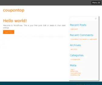Coupontop.com(Online Shopping Coupons) Screenshot