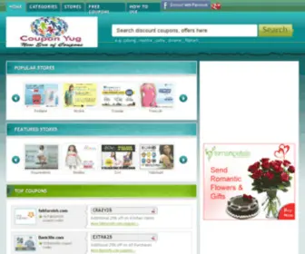 Couponyug.com(Coupon Yug) Screenshot