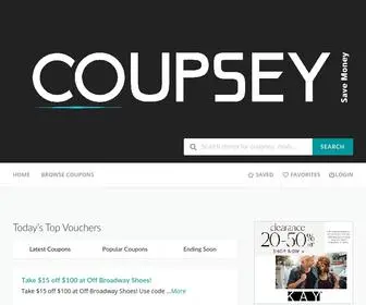 Coupsey.com(Home Page) Screenshot