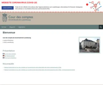 Cour-DES-Comptes.lu(Cour des comptes) Screenshot