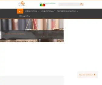 Courdescomptes.sn(Cour des Comptes) Screenshot