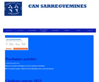 Courezavecnous.com(CAN Sarreguemines) Screenshot