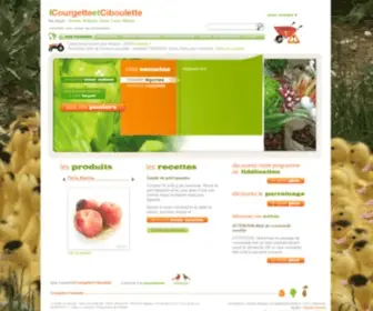 Courgetteetciboulette.fr(Produits frais) Screenshot