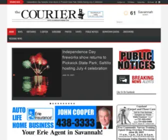 Courieranywhere.com(The COURIER) Screenshot