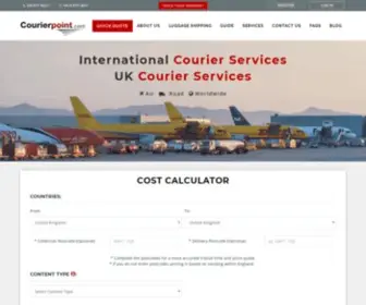 Courierpoint.com(Send Parcels Easily & Cheaply From £1.99) Screenshot