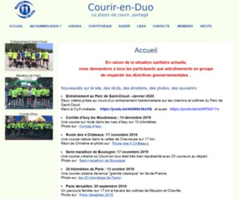 Courir-EN-Duo.net(Courir en Duo) Screenshot