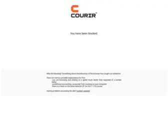Courir.be(Courir, la culture sneakers) Screenshot