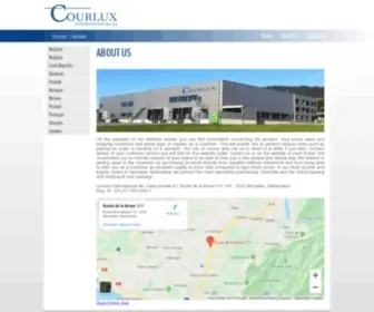 Courlux.com(Courlux International) Screenshot