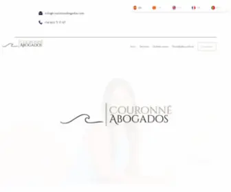 Couronneabogados.com(Start) Screenshot