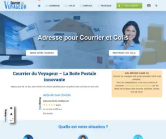 Courrier-DU-Voyageur.com(Courrier du Voyageur) Screenshot