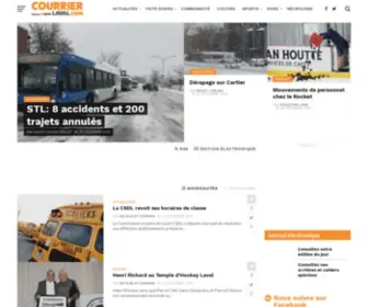 Courrierlaval.com(Courrier Laval) Screenshot
