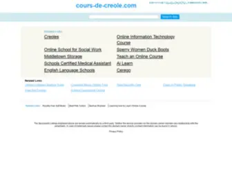 Cours-DE-Creole.com(Créole) Screenshot