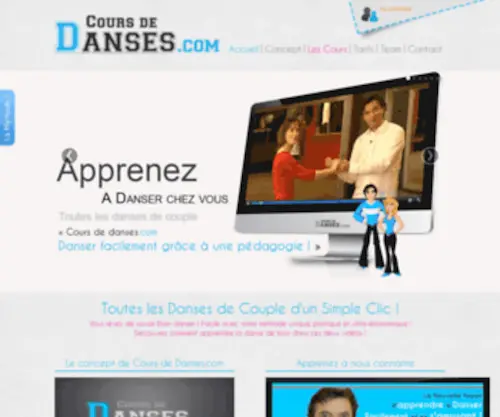 Cours-DE-Danses.com(Cours) Screenshot