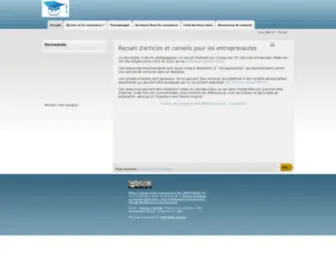 Cours-Ecommerce.org(Recueil d'articles et conseils pour les entreprenautes) Screenshot