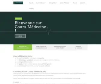Cours-Medecine.info(Cours de Médecine) Screenshot
