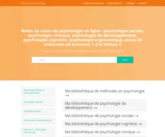 Cours-PSYcho.com(Cours PSYcho) Screenshot