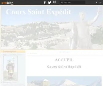 Cours-Saintexpedit.com(COURS SAINT EXPÉDIT) Screenshot