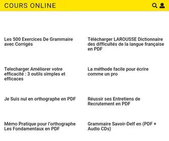 Cours.website(Cours online) Screenshot