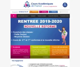 Coursacademiques.fr(Coursacademiques) Screenshot