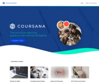 Coursana.com(Coursana) Screenshot