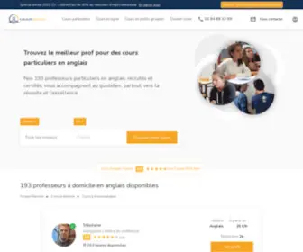 Coursanglaisparticuliers.com(Cours d'anglais particuliers) Screenshot