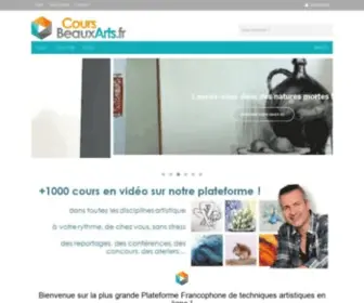 Coursbeauxarts.fr(Cours Beaux) Screenshot
