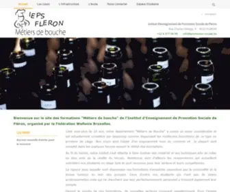 Courscuisine.be(IEPS FLERON : Métiers de bouche) Screenshot