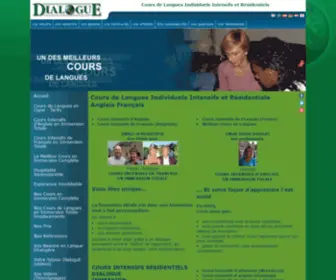 Coursdelangues.com(Le meilleur cours en immersion complète (Wall Street Journal)) Screenshot