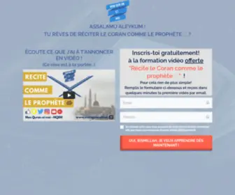 CoursdetajWidenligne.fr(Cours de tajwid en ligne) Screenshot