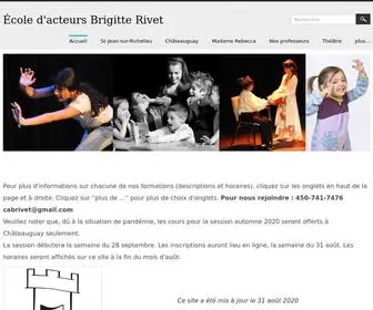 Coursdetheatre.tv(École d'acteurs Brigitte Rivet) Screenshot