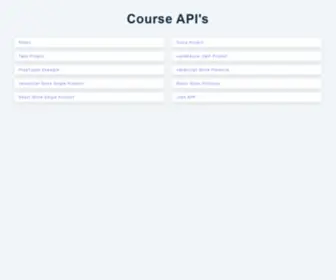 Course-API.com(Course API) Screenshot