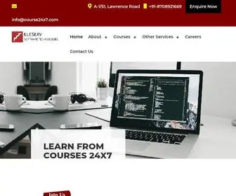 Course24X7.com(Course 24x7) Screenshot