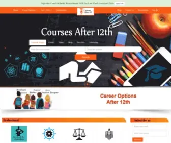 Courseafter12TH.com(Best Courses after 12th) Screenshot