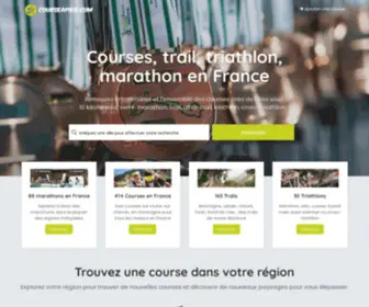 Courseapied.com(Retrouvez le calendrier de l'ensemble des courses) Screenshot