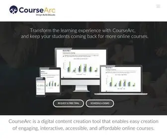 Coursearc.com(Design) Screenshot