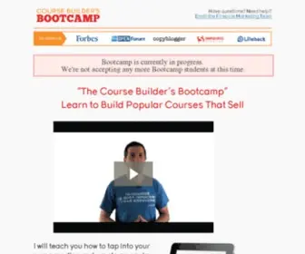 Coursebuildersbootcamp.com(JoinCourse Builder Bootcamp) Screenshot