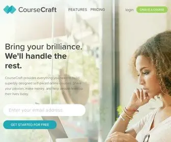 Coursecraft.net(Create and sell your own e) Screenshot