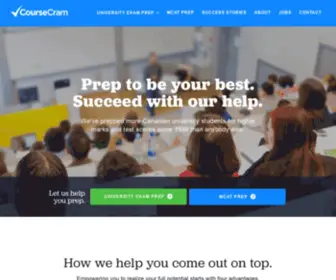 Coursecram.com(MCAT Prep Courses) Screenshot