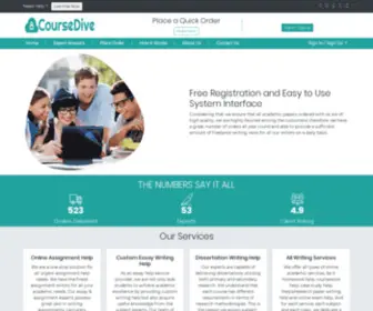 Coursedive.com(coursedive) Screenshot