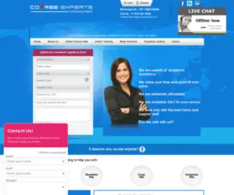 Courseexperts.com(Professional homework help Course Experts) Screenshot