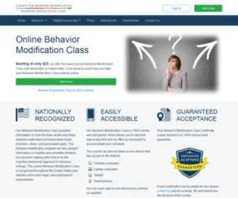 Courseforbehaviormodification.com(Course For Behavior Modification) Screenshot