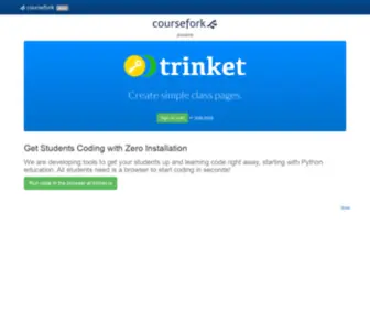 Coursefork.org(Better education through collaboration) Screenshot