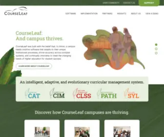 Courseleaf.com(Courseleaf) Screenshot