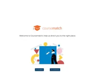 Coursematch.io(The new way to access higher education) Screenshot