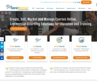 Coursemerchant.com(Sell courses online) Screenshot