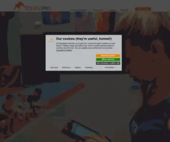 Coursepro.co.uk(Sport and leisure course management software) Screenshot