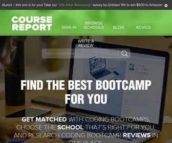 Coursereport.com(Compare The Best Coding Bootcamps of 2021) Screenshot