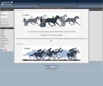 Courses-France.com(Portail courses hippiques (trot galop)) Screenshot