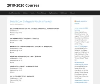 Courses.ind.in(Courses) Screenshot