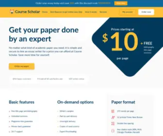 Coursescholar.com(Assignment Help on the Go) Screenshot